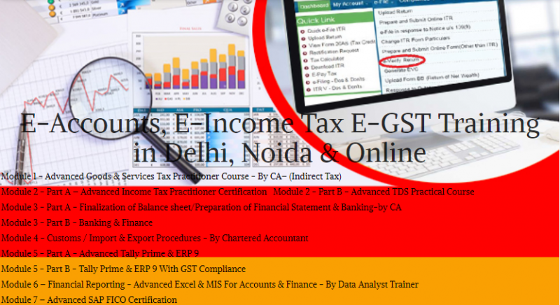 Accounting Course in Delhi, 110077, SLA. GST and Accounting Institute, Taxation and ERP Tally Prime Institute in Delhi, Noida, New Year Offer'2025 [ L